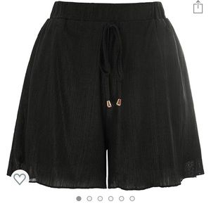 Metallic sequin short pants shorts